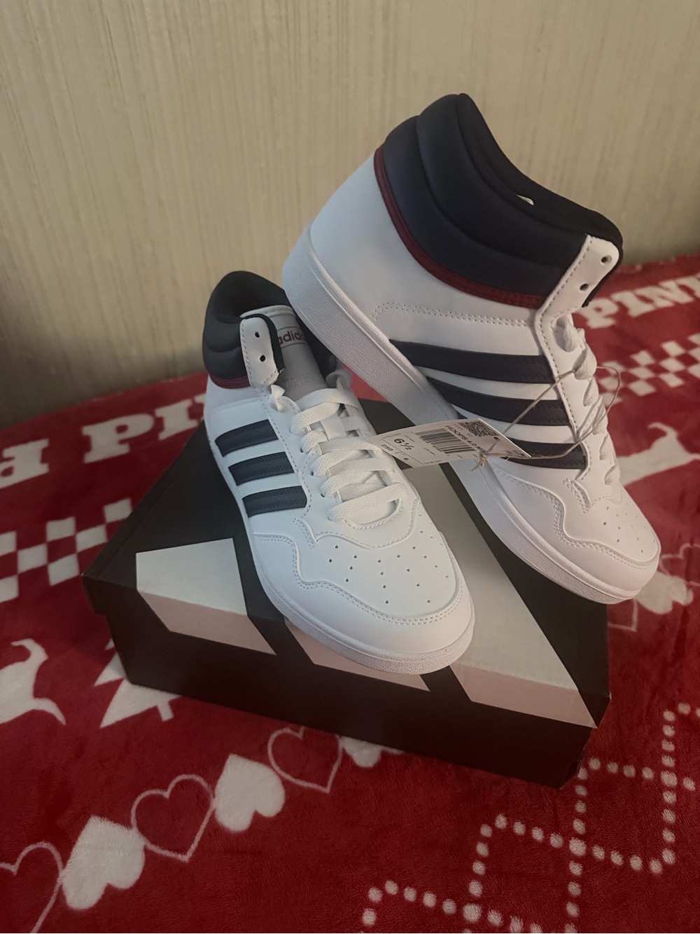 adidas Black and White Hoops 4.0